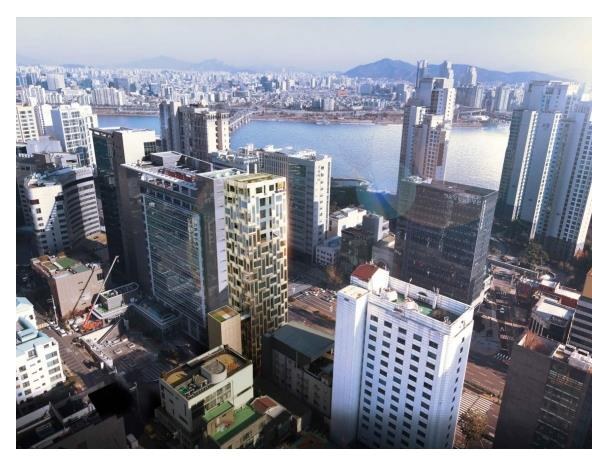 사업지 주변 항공 전경